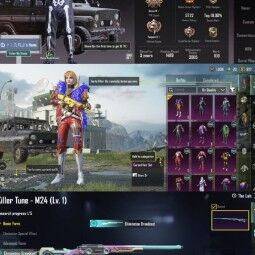 Level 58 🔷 M24 Gunlab Lvl 1 🔷 2x Mythic Headgears 🔷 Backpack & Helmet Skins 🔷 Big Material 🔷 Fully Safe & Clean Access 🔷 P77 1